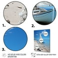 thumbnail image 3 of Designart "Boat gracefulness Minimalism II" Nautical & Beach Floater Framed Canvas Print, 3 of 7