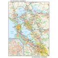 thumbnail image 2 of San Francisco, California Wall Map, Small - 11.25" x 14.5" Laminated, 2 of 4
