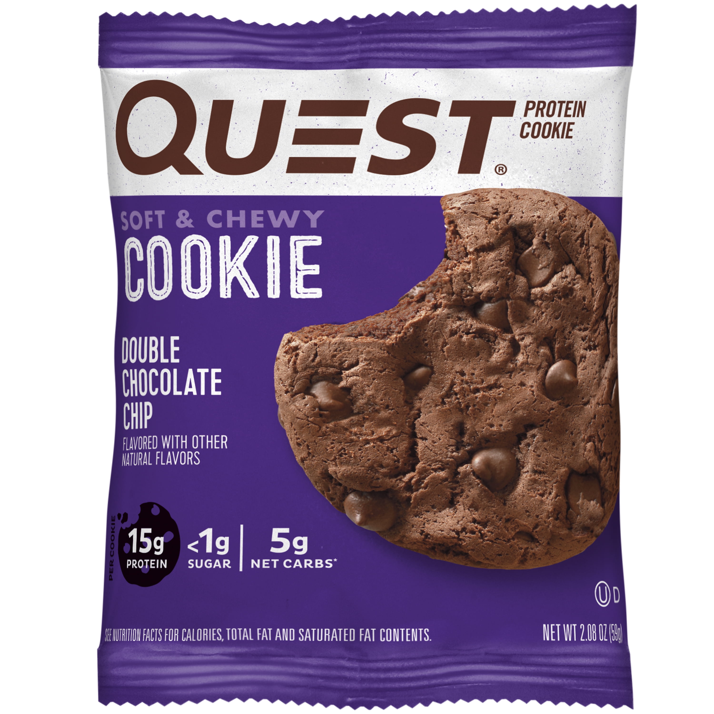 Cookie protéiné double choc chips 100% vegan 90g WEIDER