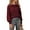 Red, variant on PRETTYGARDEN Women's 2025 Winter Pullover Sweater Casual Long Sleeve Crewneck Loose Chunky Knit Jumper Tops Blouse