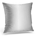 thumbnail image 1 of BOSDECO Chic White Bar Stripes Pattern Abstract Black Vertical Colorful Bright Classic Pillowcase Pillow Cover Cushion Case 18x18 inch, 1 of 1