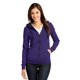 thumbnail image 1 of DISCONTINUADO District - Juniors The Concert Fleece Full-Zip Hoodie M Púrpura Distrito DT801, 1 of 1