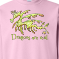 thumbnail image 3 of Inktastic Dragons Are Real Cute Leafy Sea Dragon Adult Sweatshirt, 3 of 4