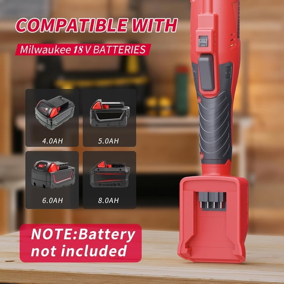 3/8" Cordless Ratchet Wrench Compatible with Milwaukee M18 Battery