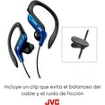 thumbnail image 5 of JVC Sport with Adjustable Clip Wired 3.5mm In Ear Stereo Headphones Blue - HA-EB75-AN-U, 5 of 12