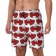 thumbnail image 1 of Balery Cute Red Crab Bañador para hombre, shorts de playa de secado rápido con entrepierna y forro de compresión-XX-Large, 1 of 6