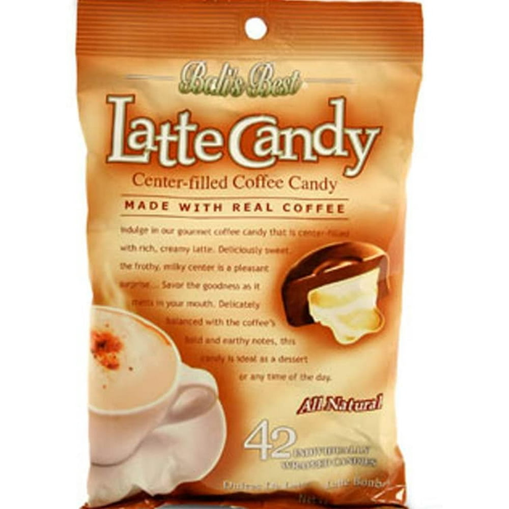 Balis Best Latte Candy (Coffee Candy) 4.3oz (3 packs)