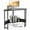 Black, variant on Giantex Corner Desk w/Power Outlet, 90-degree Triangle Computer Desk for Small Space, Space-saving Writing Desk, Laptop PC Desk for Home Office, Black
