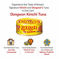 thumbnail image 3 of Dongwon Kimchi Tuna 3.17 oz (90g) 4-Pack, Korean Spicy Canned Tuna with Fermented Kimchi, Ready to Eat High Protein Shelf Stable Food, 3 of 5