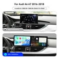 thumbnail image 4 of ZWNAV Dual 9.1 inch Screen Car Radio For Audi A6 A7 2016-2018 Android 15 Multimedia Player GPS Navigation Auto DSP Stereo Host, 4 of 12