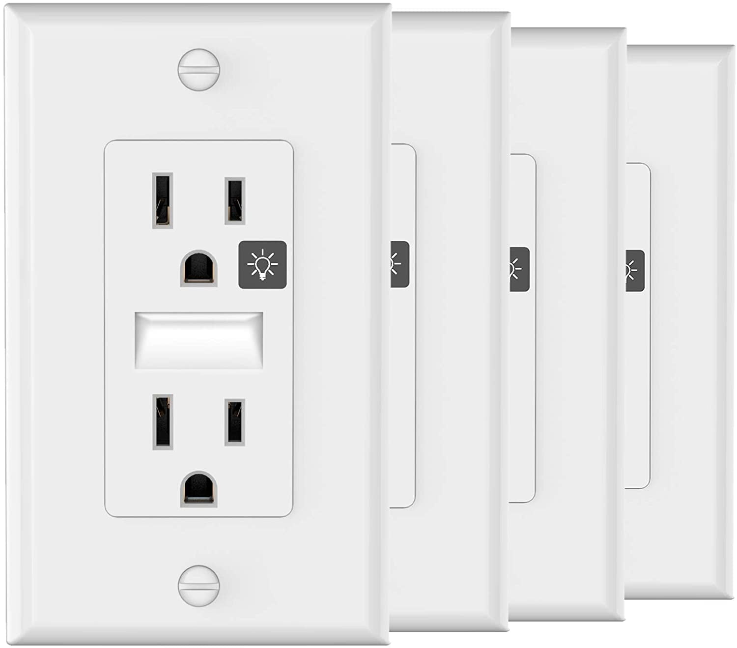 light up electrical outlet