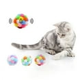 thumbnail image 3 of Jouets Interactifs pour Chats Colorés : 3 Pcs Jouet Ressort pour Chatons Baguette Jouet Balle, 3 of 4