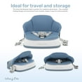 thumbnail image 3 of Dream On Me Cozy Pod Booster Seat with Removable Cover, Blue, 3 of 7