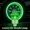 Green, variant on Waterproof LED Wheel Light Tire Valve Caps, Vibration-Sensitive Luminous Tire Valve Stem Caps for Car, Bicycle, and Motorcycle, Pack of 4
