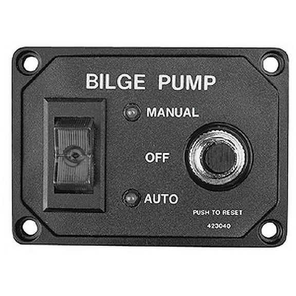 Sea-Dog Line Bilge Pump Switch Panel With/Brkr 423040-1