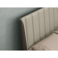 thumbnail image 7 of Whiteline Berlin Light Grey Faux Leather King Bed BK1754-GRY/LGRY, 7 of 7