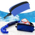 thumbnail image 1 of Bolsa para máscara de buceo, estuche para gafas de buceo, sellado a prueba de polvo, 20cm x 9,5 cm, contenedor de equipo de esnórquel resistente a caí azul shamjiam Estuche para dispositivos de buceo, 1 of 8