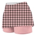thumbnail image 5 of Kinrui Womens Plaid Skorts Casual Athlete Tennis Golf Workout Skort Pink 2XL, 5 of 5