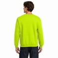 thumbnail image 4 of Gildan High Visibility Safety Sweatshirt - Heavy Blend Fleece Workwear | Hi Vis Safety Green, Long Sleeve Sweater, Size XL, 4 of 5