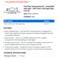 thumbnail image 2 of Fuel Filter Housing Seal Kit - Compatible with 2003 - 2007 Ford F-350 Super Duty 6.0L V8 2004 2005 2006, 2 of 2