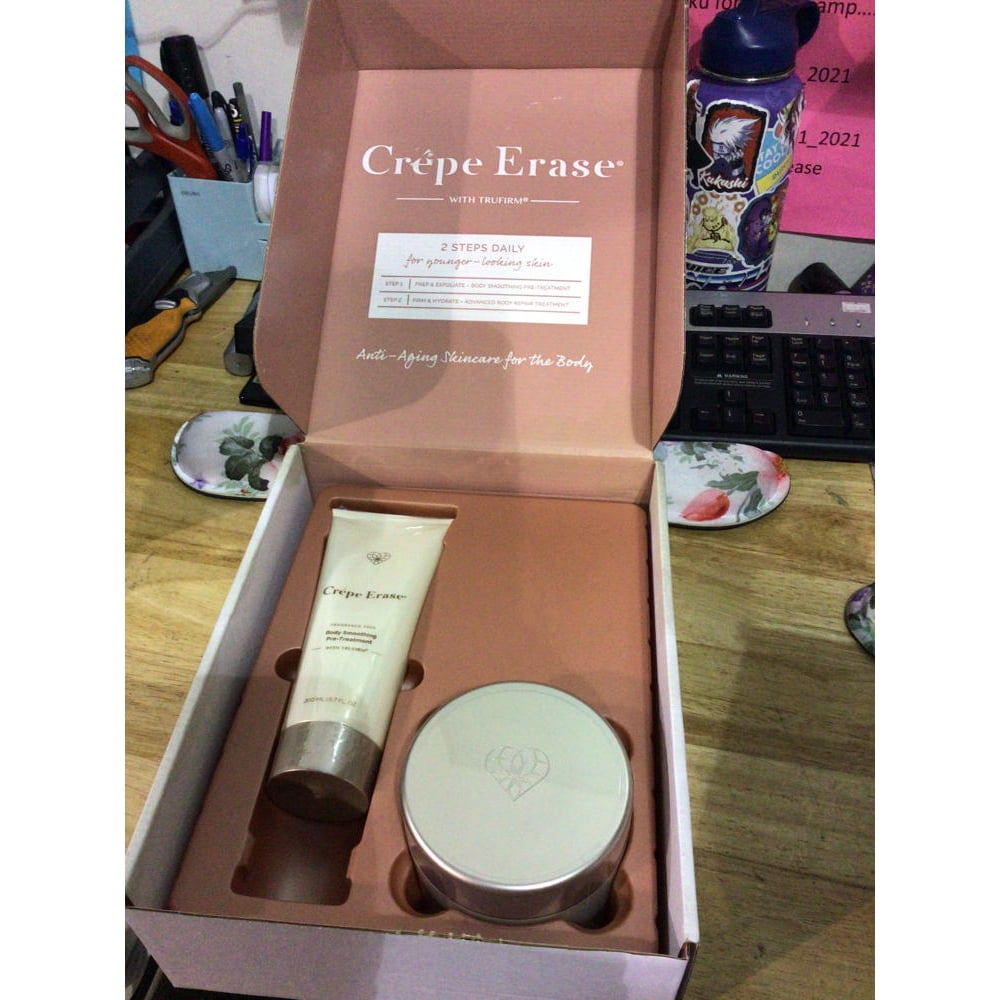 Crepe Erase 2Step Advanced Body Treatment System Fragrance Free Two