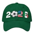 thumbnail image 2 of Ohmyroo 2026 Host Nations Soccer Cap Adjustable Cotton Supporter Hat For Game Day, 2 of 5