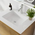 thumbnail image 4 of Madeira 20 in. Oak Wall Mount Single Sink Bath Vanity with Acrylic Top and Integrated Sink, 4 of 11