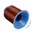 thumbnail image 6 of Uxcell 1312 Yards 210D/0.32mm/0.01'' Extra Strong Bonded Polyester Thread (Dark Brown), 6 of 6
