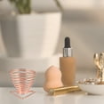 thumbnail image 6 of Unique Bargains Makeup Sponge Holder Beauty Sponge Dry Stand Beauty Sponge Holder for Vanity 1.81"x1.97" Rose Gold Tone, 6 of 7