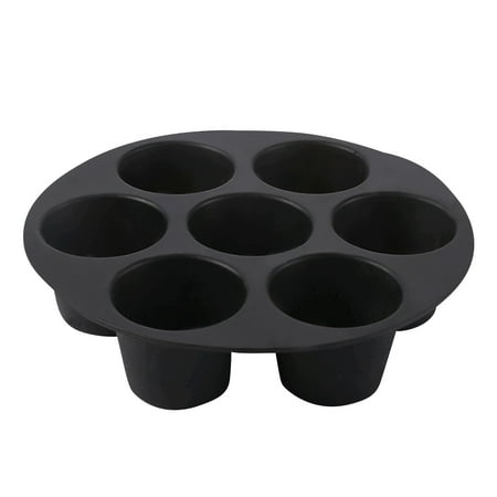 

CDJLY Silicone Baking Mold DIY Handmade 7 Holes Air Frying Pan Mold Household Supplies