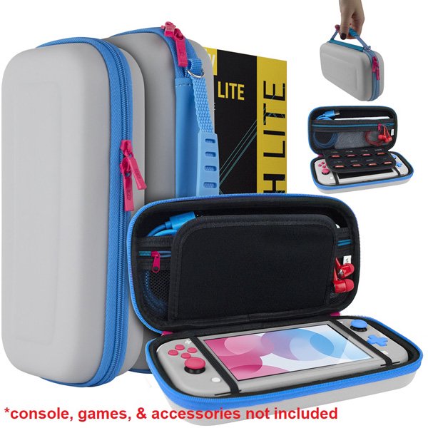 Nswitch Lite Système Bleu & Gris Zacian Étui de Transport Protecteur