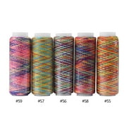 Threadart Variegated Polyester Embroidery Thread - 40wt - 1000m - 25 ...