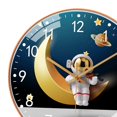 thumbnail image 2 of Wall Clock Gold Frame Silent Analog for Living gold frame Wall Room Children's Room StyleE, 2 of 9