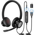 thumbnail image 1 of Auriculares USB con micrófono para ordenador, 1 of 7