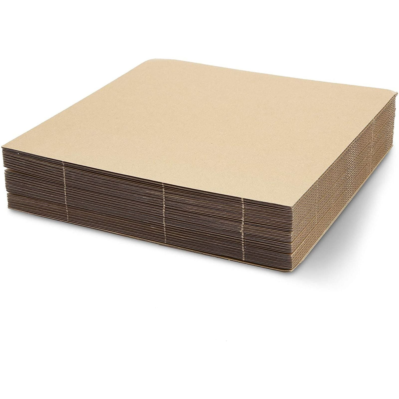 12 x 12 Inches for Packing Corrugated Cardboard Filler Insert Sheet Pads 1/8 Thick mailing and Crafts 25 Pack 