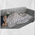 thumbnail image 5 of Donuts Soft Flannel Fleece Throw Blanket, Yummy Smiling Doughnuts with Crowns, Cozy Plush for Indoor and Outdoor Use, 70" x 90", White Baby Pink, by Ambesonne, 5 of 5