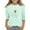 Mint Green, variant on Drmagiyhm Light Blue Girls 3/4 Sleeve Shirts Size 10-12 Cute Floral Print Shirts Fashion Casual Crewneck Tshirts Fall Winter Tees 9-10 Years