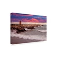 thumbnail image 2 of Trademark Fine Art 'Lighthouse At Sunset Michigan' Canvas Art by Monte Nagler, 2 of 3