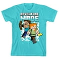 thumbnail image 3 of Minecraft Adventure Mode Boy's Short Sleeve Shirt & Lounge Shorts Combo Set-XXL, 3 of 7