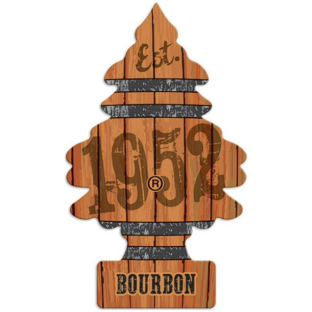 Little Trees Air Fresheners, Bourbon (Pack of 12)