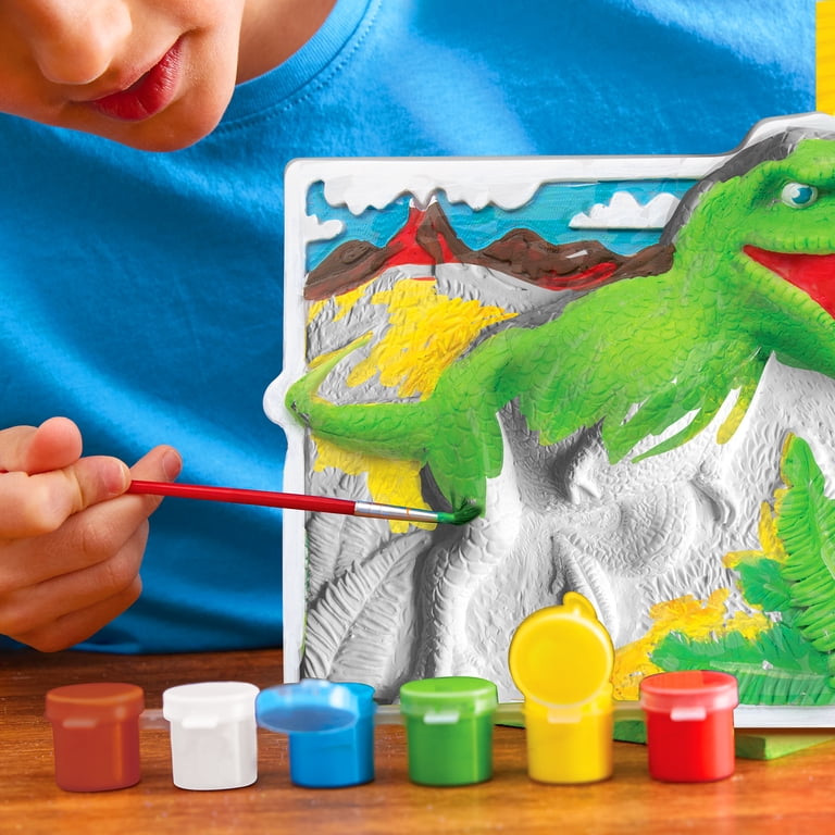 Made By Me! Paint Your Own 3D Dino Stone, 8-Inch photo 3