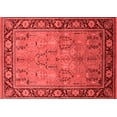 thumbnail image 1 of Ahgly Company Indoor Rectangle Oriental Red Industrial Area Rugs, 7' x 10', 1 of 4