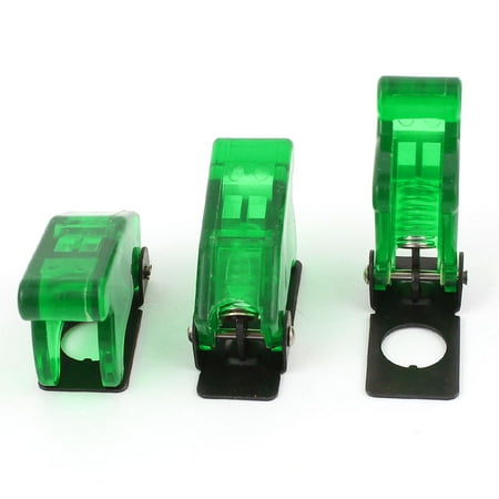 Plastic Housing Toggle Switch - 3xWaterproof Plastic Toggle Switch Flip Cover Protection Cap 12mm
