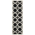 thumbnail image 5 of SAFAVIEH Cambridge Liz Geometric Wool Runner Rug, Black/Ivory, 2'6" x 6', 5 of 10