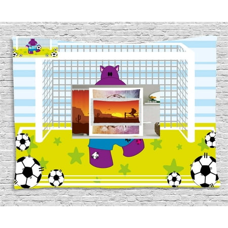 Football Goal Cartoon Image