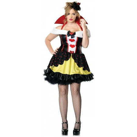 queen of hearts adult costume plus size 1x2x