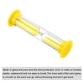 thumbnail image 3 of Uxcell 2 Minute Sand Timer, 4pack Small Sandy Clock, Count Down Sand Glass Yellow, 3 of 5