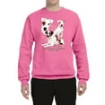 thumbnail image 2 of If It's Not a Jack Russell Terrier It's Just a Dog | Mens Dog Lover Crewneck Graphic Sweatshirt, Neon Pink, Large, 2 of 3