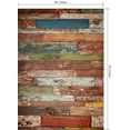 thumbnail image 2 of ABPHOTO Polyester 5x7ft Wooden theme Photography Backdrop Photo Background Studio Prop, 2 of 4