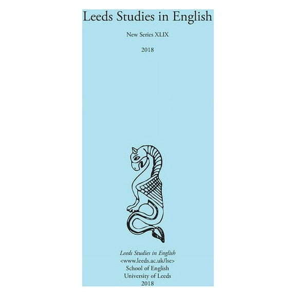 Leeds Studies in English 2018 (Paperback) by Alaric Hall